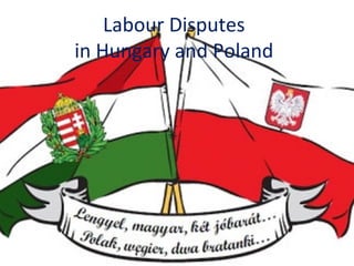 Labour Disputes
in Hungary and Poland

 