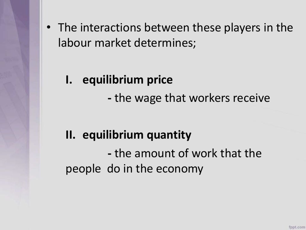 Labour economics