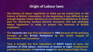 LABOUR LAW 1 - Unit 1 notes - LLB Degree Course | PPTX