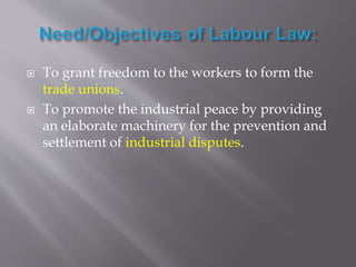 Labour law i | PPTX