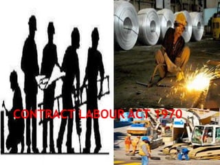 CONTRACT LABOUR ACT 1970
 