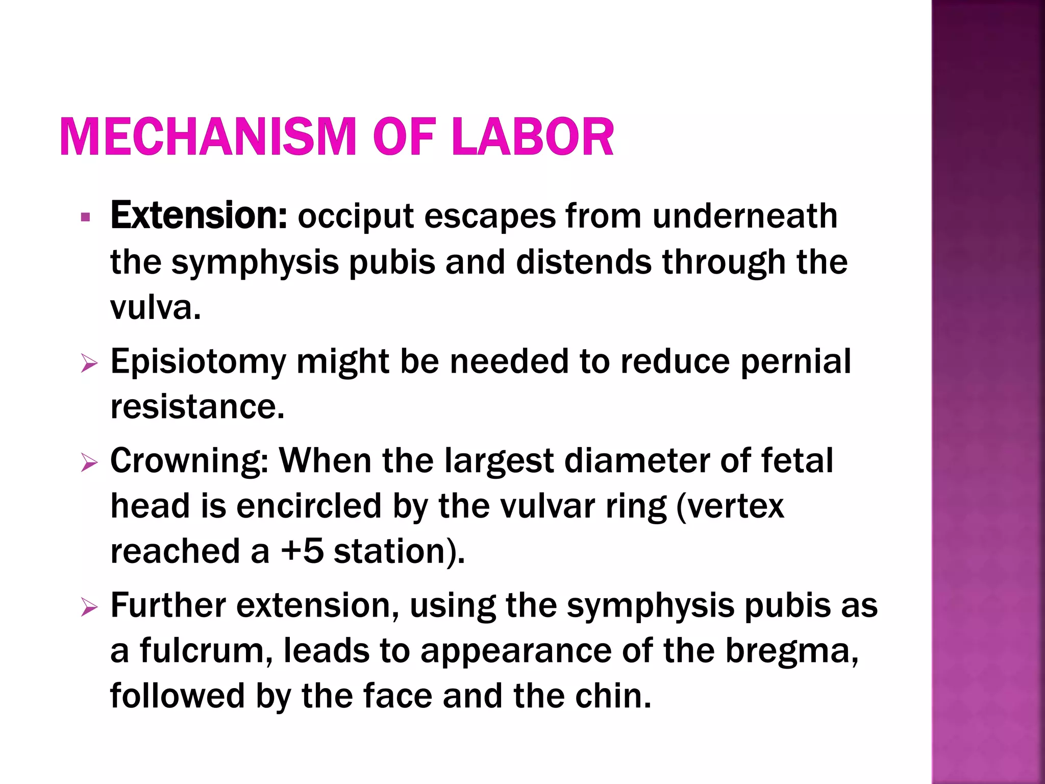 Mechanism of labour ppt