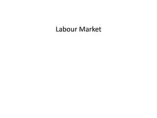 Labour Market
 