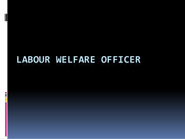 Labour Welfare Officer welfare-facilities-checklist-pdf
