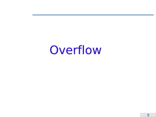 Laboratorio Programmazione: Overflow e switch
