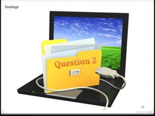 Sondage




          Question 1


                           18
                       12 h 30 à 12 h 40
 