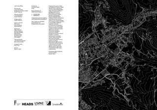 Lab Parade #Map
Promosso da:
Centro Studi Usine,
Fondazione Francesco Fabbri,
Heads Collective
Direzione Artistica
e Coordinamento:
Heads Collective
Progetto grafico:
Heads Collective
Supporti operativi:
Nico Covre
Laura Gardenal
Paola Silvestrini
Illustrazioni:
Alberto Brunati
Giuliano Chimenti
Donatello D’Angelo
Fabio Demitri
Daniele Frattolin
Sarah Mazzetti
Ilaria Roglieri
Testi sperimentali
e introduzioni illustratori:
Mario Anton Orefice
Fotografia ritratti:
Nico Covre
Stampa:
Bianca e Volta
Fondazione
Francesco Fabbri
Onlus
Pieve di Solighetto Tv
31053 Piazza Libertà, 7
m 	 334 9677948
f 	 0438 694711
info@fondazionefrancescofabbri.it
www.fondazionefrancescofabbri.it
http://twitter.com/FFFabbri
www.facebook.com/
FondazioneFrancescoFabbri
Fondazione Francesco Fabbri
La Fondazione Francesco Fabbri
ONLUS è stata costituita per
concorde volontà della famiglia
Fabbri, del Comune di Pieve
di Soligo e del Consorzio
BIM-PIAVE di Treviso per
ricordare Francesco Fabbri,
Deputato al Parlamento,
Senatore della Repubblica
e Ministro di Stato, tramandarne
l’alta testimonianza di uomo
politico e il suo costante impegno
per lo sviluppo sociale, economico
e culturale della collettività
regionale e nazionale.
La Fondazione non persegue
fini di lucro, il suo ruolo è quello
di essere strumento di sviluppo
culturale, sociale ed economico
delle nostre comunità.
La missione è perseguita
attraverso lo sviluppo
di programmi ed azioni culturali
da ideare, coordinare
e promuovere in una logica
di “rete”. Opera nell’ambito
del territorio del Veneto
e in particolare della Provincia
di Treviso nei settori
dell’assistenza, dell’istruzione
e formazione, della promozione
e valorizzazione nel campo
artistico, culturale e storico,
dell’innovazione, della tutela
e valorizzazione della natura
e dell’ambiente.
Il Presidente della Fondazione
Francesco Fabbri
Giustino Moro
 
