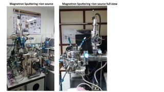 Magnetron Sputtering +ion source Magnetron Sputtering +ion source full view
 