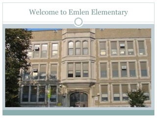 Welcome to Emlen Elementary
 