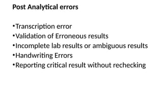 LABORATORY TAT AND PREVENTION OF LABORATORY ERRORS.pptx
