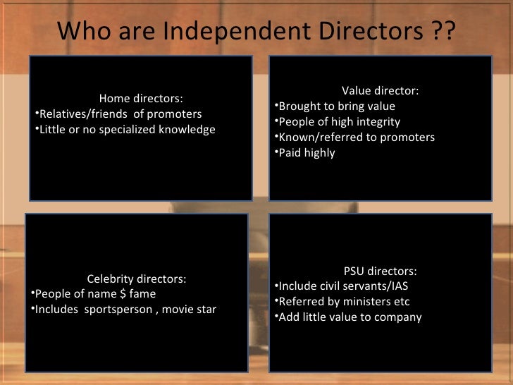 Independent directors are Hardly Independent