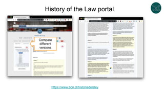 History of the Law portal
https://www.bcn.cl/historiadelaley
Compare
different
versions
 