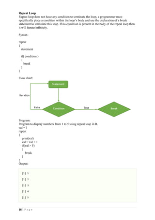 Introduction to Data Science With R Lab Record | PDF