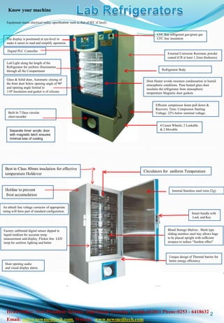 Refrigator Lab Usage Sign Lab refrigerator | PDF