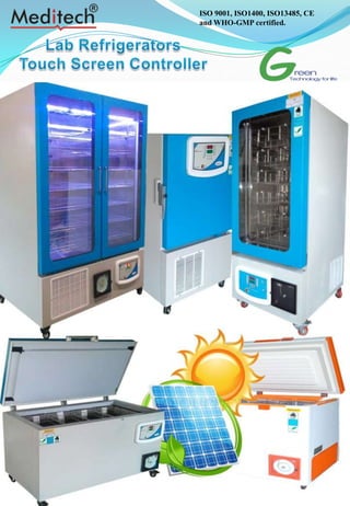 Meditech Lab Screen Lab refrigerator touch screen | PDF