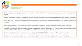 LabReplay_DAC2021 LabReplay, a post-silicon hardware debug flow that ...