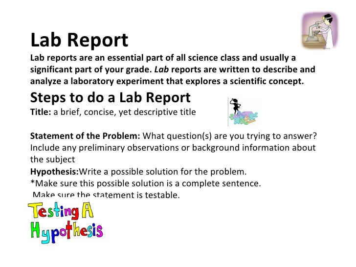 Lab reports online