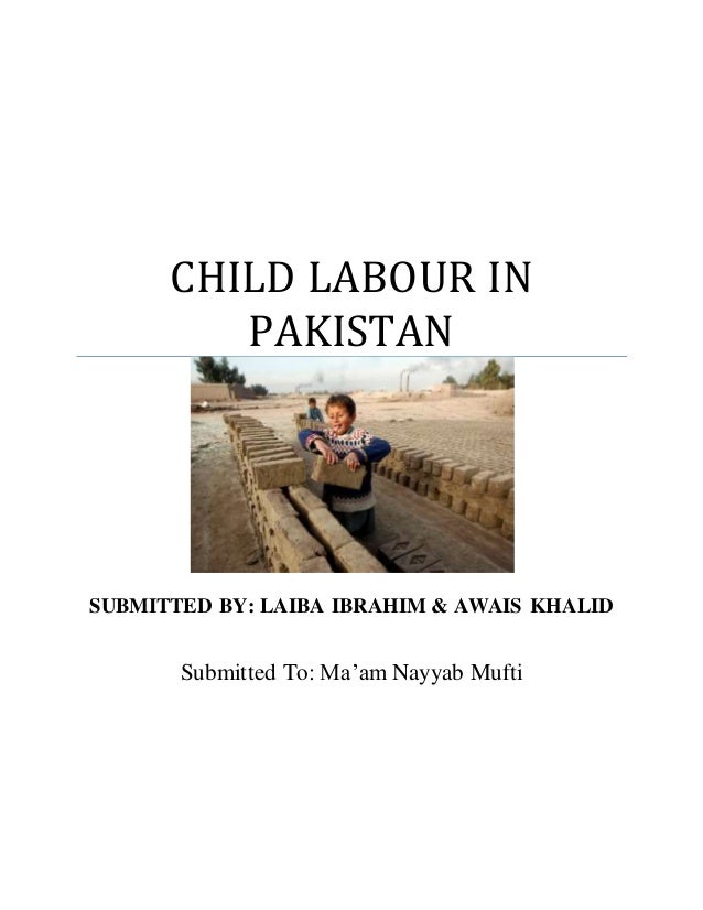 Child Labor In Pakistan
