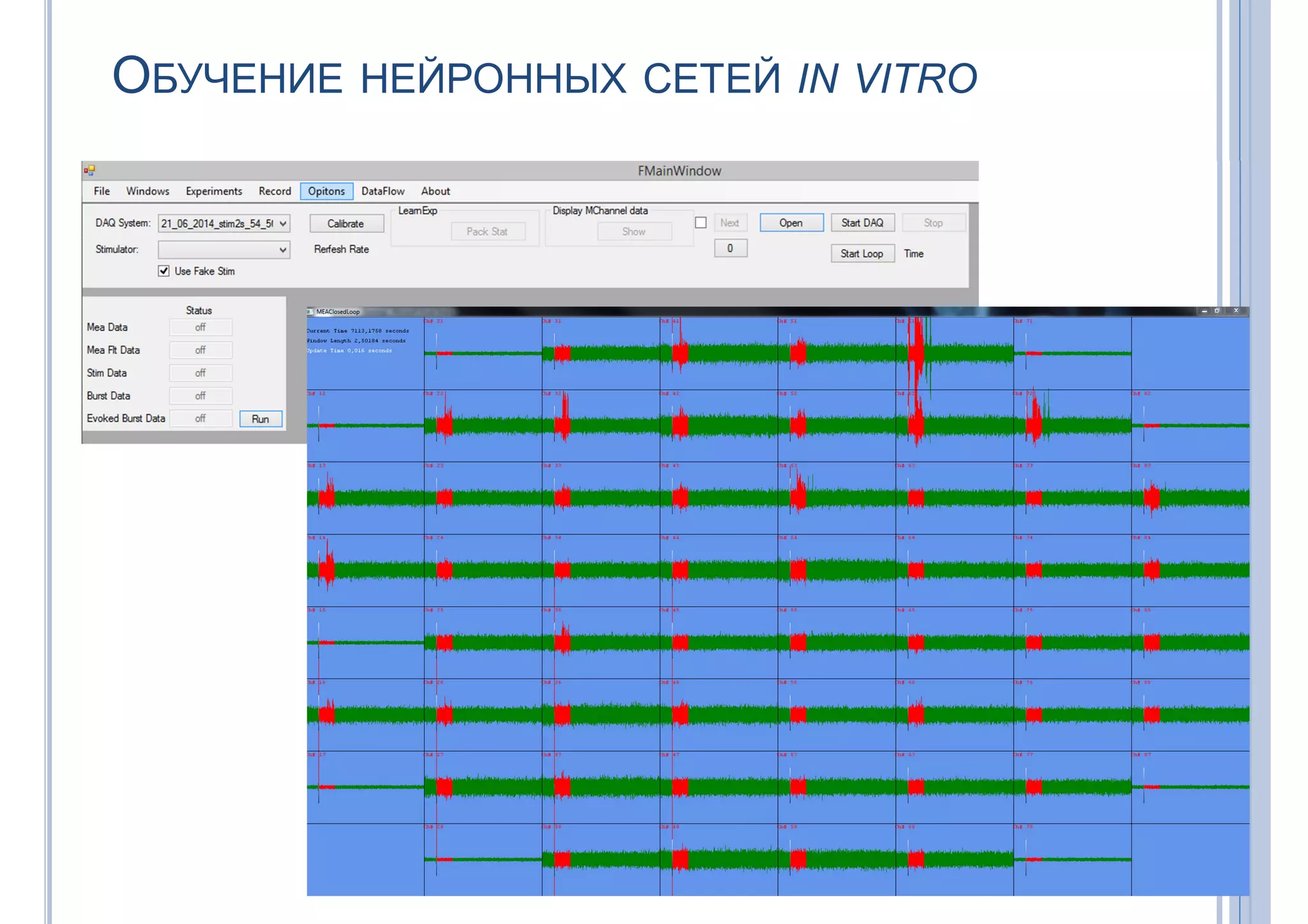 ОБУЧЕНИЕ НЕЙРОННЫХ СЕТЕЙ IN VITRO
 