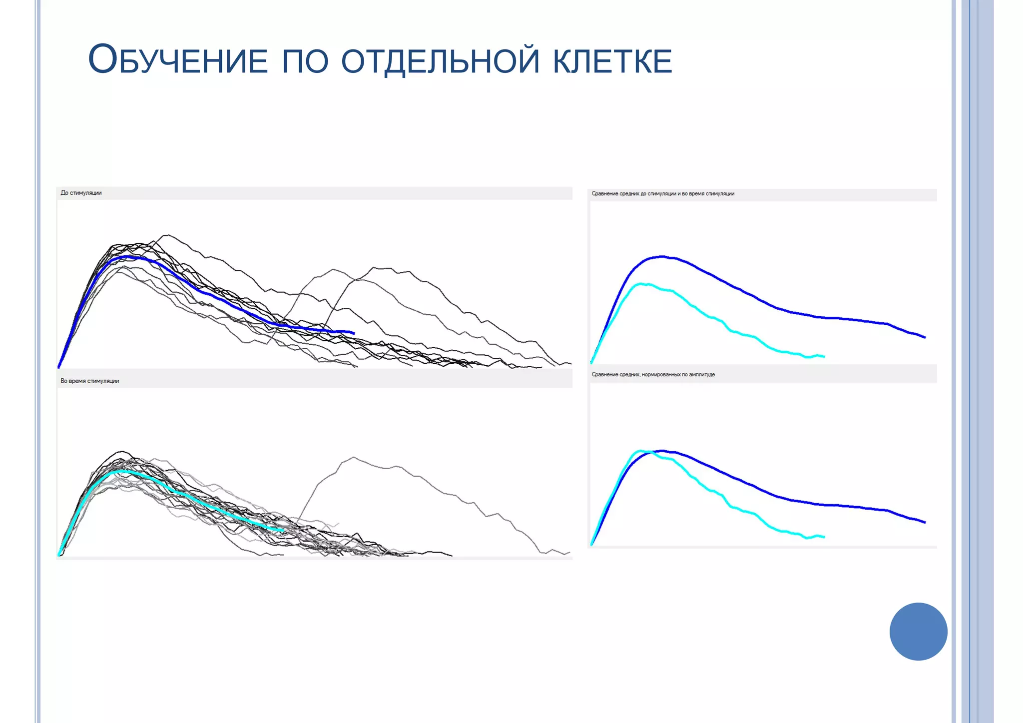 ОБУЧЕНИЕ ПО ОТДЕЛЬНОЙ КЛЕТКЕ
 