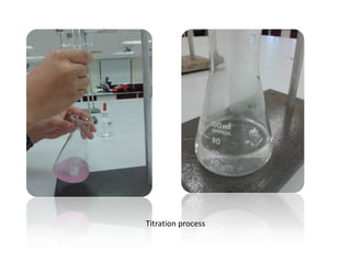 Titration process
 