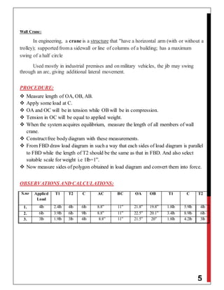 Mechanics of Solid experiments | DOCX
