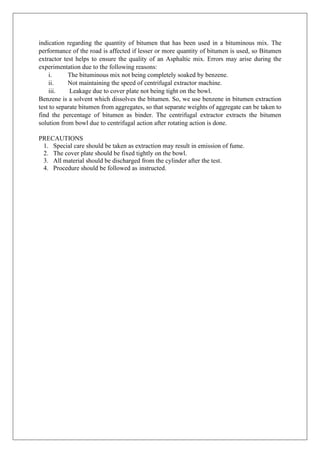 Bitumen Lab Report.pdf Lab reports transportation engineering i | PDF