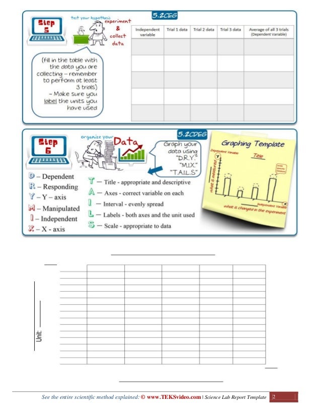 science investigation template