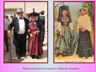 Photos trouvées sur Internet : styles de costumes 