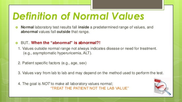 Lab Results Interpretation For Pharmacist A Nouri