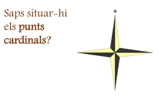 Saps situar-hi
els punts
cardinals?
Oest
 