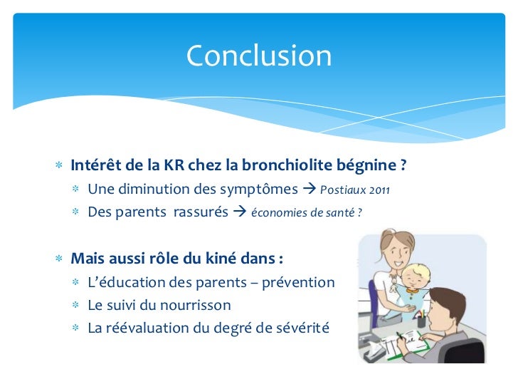La bronchiolite du nourrisson La bronchiolite du nourrisson