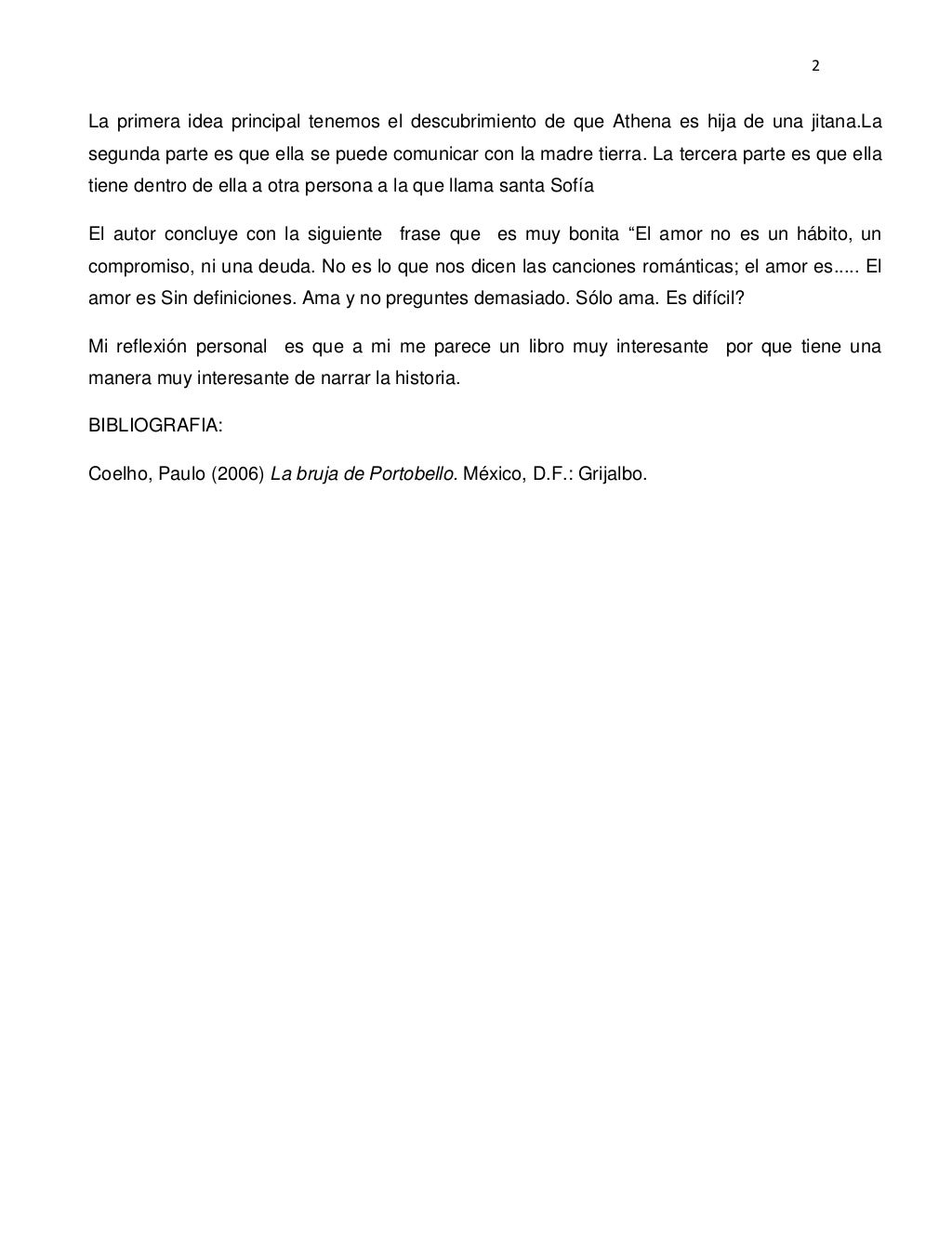 La Bruja De Portobello Resumen