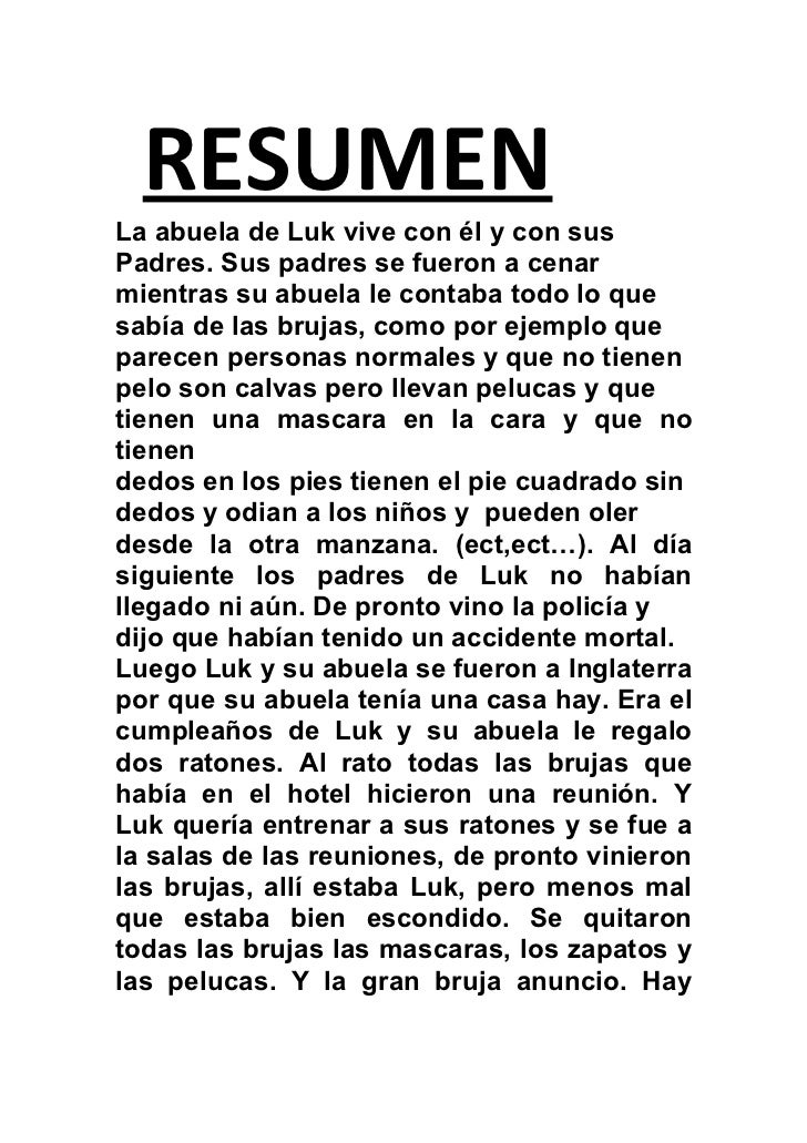 Libro Las Brujas De Roald Dahl Resumen Leer un Libro Libro Las Brujas De Roald Dahl Resumen Leer un Libro