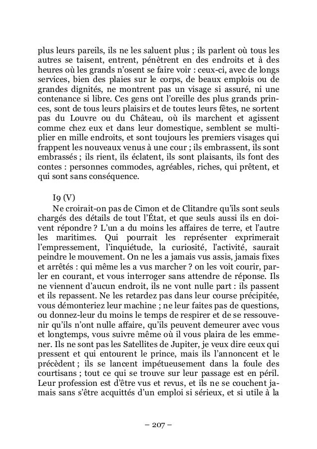 La bruyere caracteres