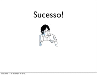 Sucesso!




sexta-feira, 17 de dezembro de 2010
 