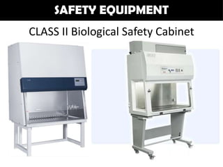 SAFETY EQUIPMENT
CLASS II Biological Safety Cabinet
 