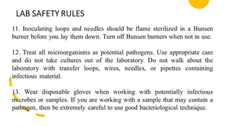Microbiology Lab safety