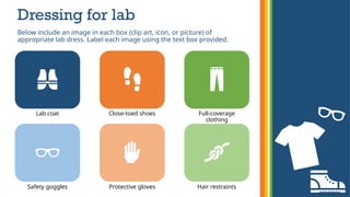 Lab safety and spectraction in the laboratory | PPTX