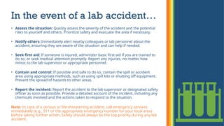 Lab Safety Lab Reporting Comprehensive Lab Safety Guidelines for a Secure Scientific Environment ...
