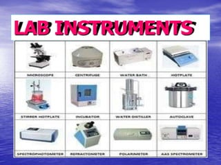 lab safety and instruments .pptx