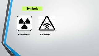Symbols 
Radioactive Biohazard 
 