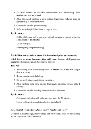 Basic Lab Safety Notes Pdf LABORATORY SAFETY MEASURES NOTES...... | DOCX