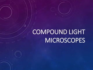 COMPOUND LIGHT
MICROSCOPES