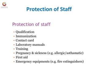 Protection of Staff
 