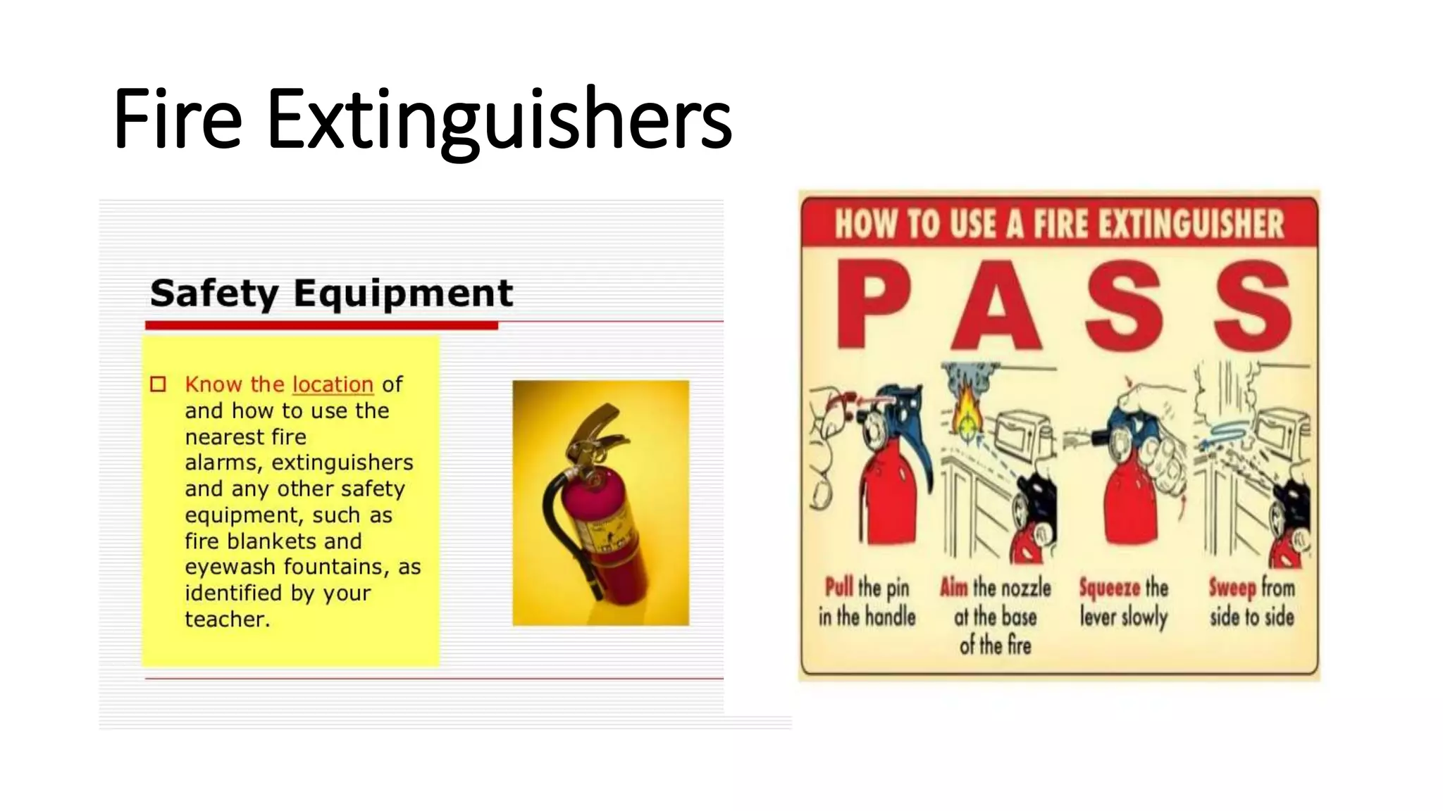 Fire Extinguishers
 