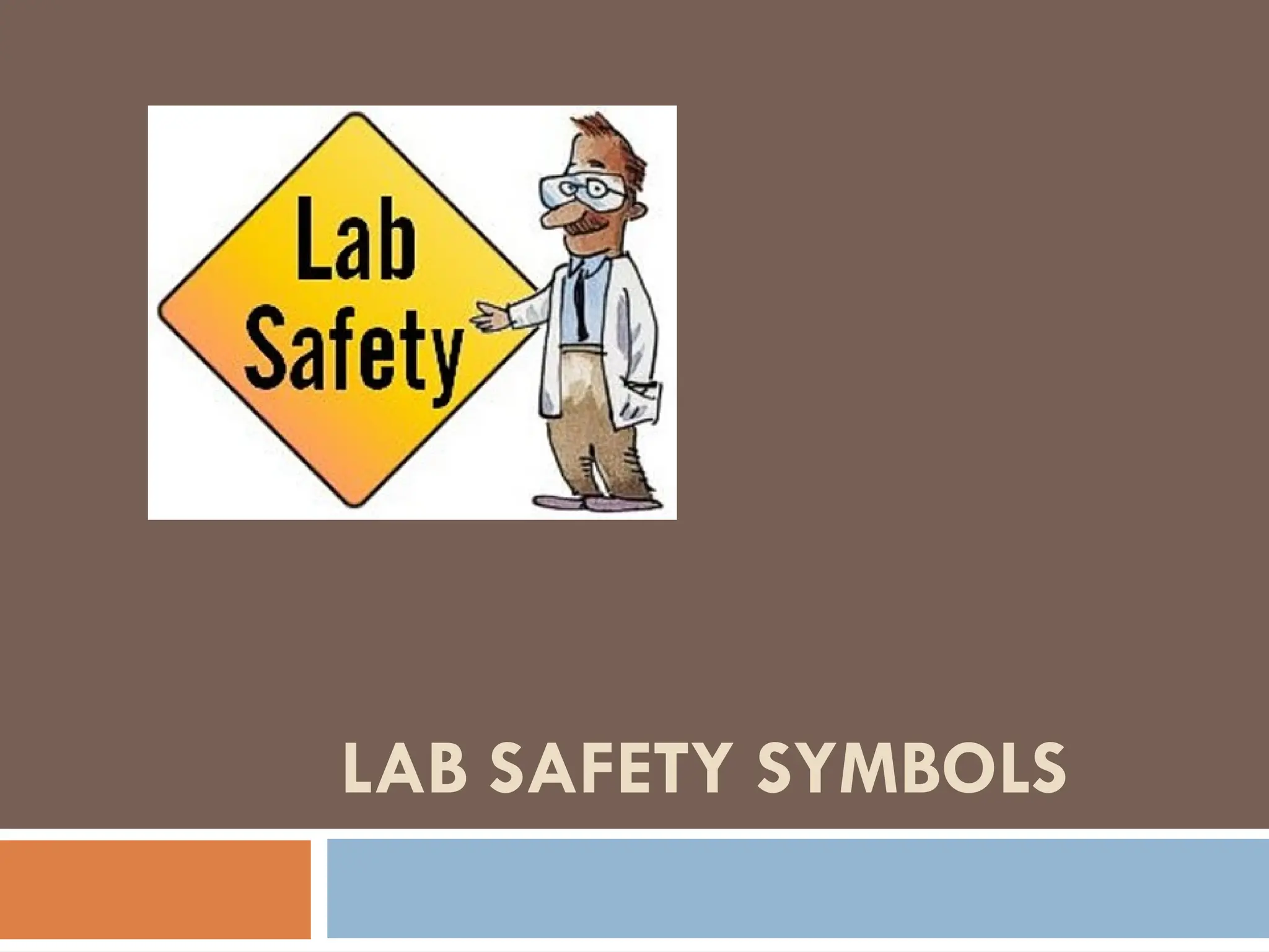 LAB SAFETY SYMBOLS