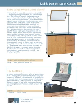 Labscape School Lab Furniture Catalog (2009) | PDF