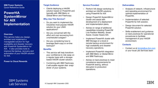 IBM Systems Lab Services - Power Offerings | PDF