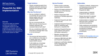 Powerha Icon IBM Systems Lab Services - Power Offerings | PDF